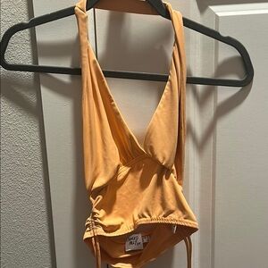 Orange Halter Top